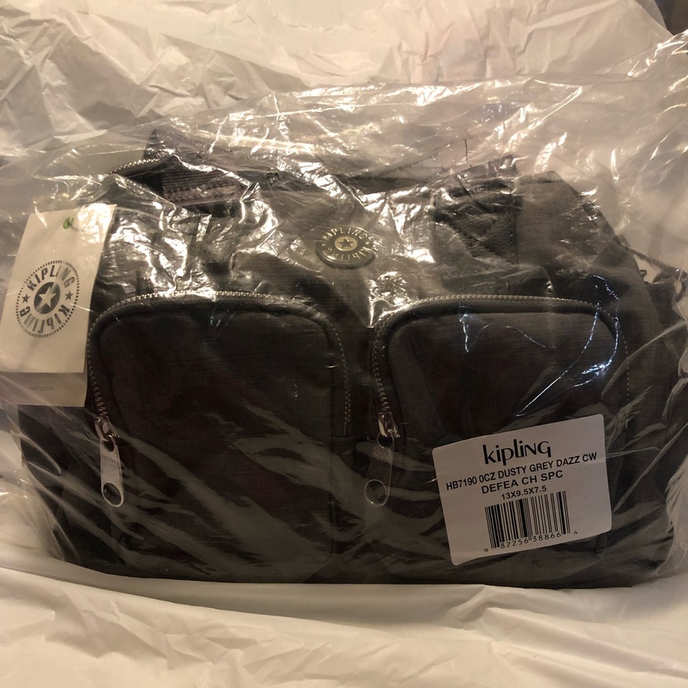 Kipling Defea Dusty Grey Bag